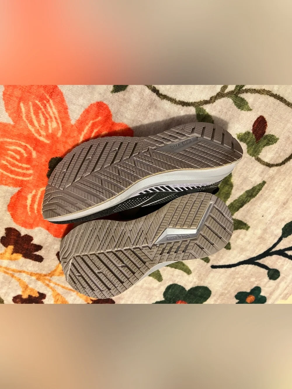 Brooks Black and Gray Knit Running Sneakers - Picture 5 of 6